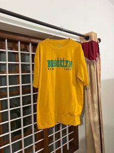 Yellow Brooklyn Graphic Tee