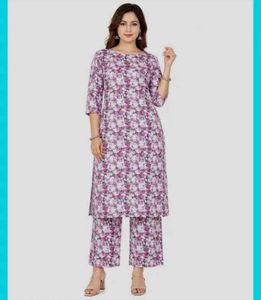 Floral Print Kurta Set