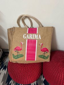 customised Flamingo Tote Bag