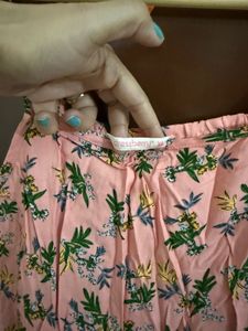 Peach Floral Dress