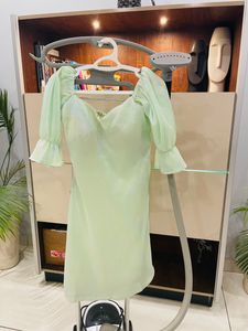 designer beautiful green dress