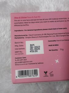Myglamm popxo Rise &amp; Shine Face &amp; Eye Kit