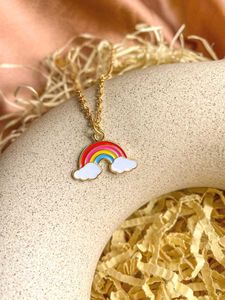 Rainbow Charm Necklace
