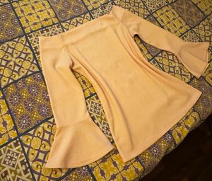 Madame Bell Sleeve Pink Top