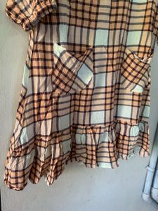 Chic Plaid A-Line Dress