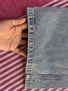 Nuon Westside Light Wash Wide Leg Jeans