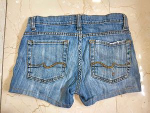 Denim shorts