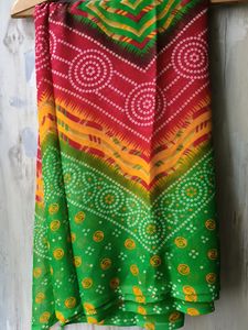 New Bandhani Saree