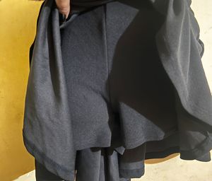 Black A-Line Mini Skirt
