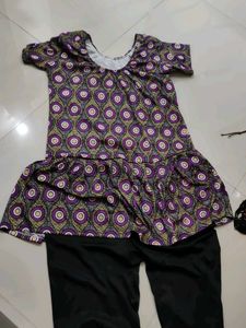 Printed Kurta with Palazzo Set