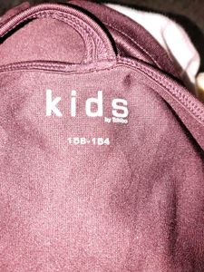 Tchibo Girls Maroon Cami Sports Tank