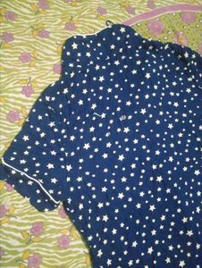 Star Print Sleep Shirt