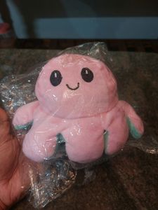 Reversible Mood Changing octopus Soft Toy.