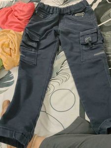 Stylish Blue Cargo Pants