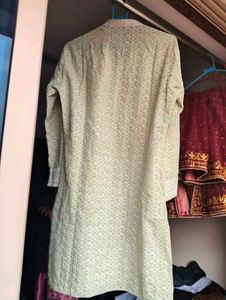 Embroidered Cotton Kurta