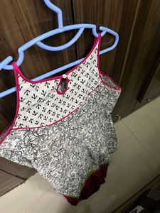 shrishti new summer strappy kurti