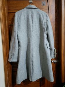 Elegant Grey Trench Coat