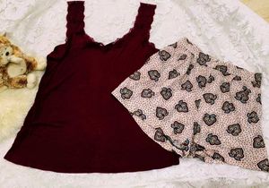 H&amp;M Multicolor Geometric Floral Shorts with top