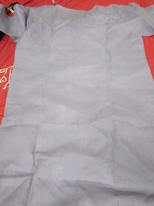 Beautiful Lavender chikankari Kurta with White Emb
