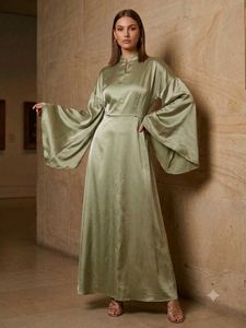 Elegant Sage Green Flowy Gown