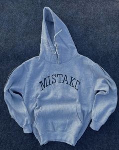 Grey 'MISTAKE' Hoodie