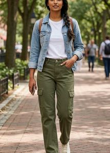 Olive Green Cargo Pants