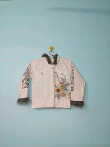 Floral Embellished Denim Jacket