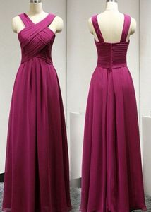 Elegant Burgundy Maxi Dress