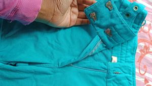 Teal Casual Shorts