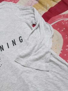 Grey Cactus Print Long Sleeve T-Shirt