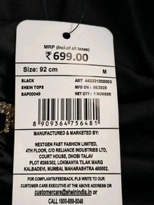 Chic Black Ruched Neck Top