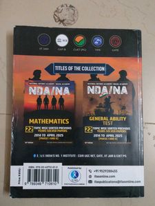NDA/NA Mathematics Solved Papers 2014-2025