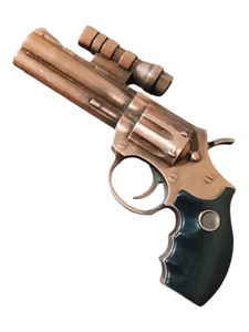 Revolver Gun Lighter Windproof Jet Flame