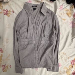 black nd white striped shirt