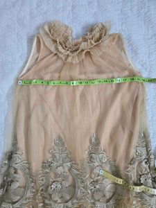 zara Elegant Tulle Embroidered Dress bust 34/36