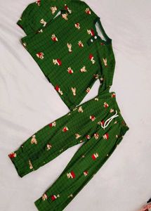 Festive Christmas kids payjama set