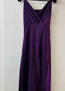 Elegant Purple Maxi Dress