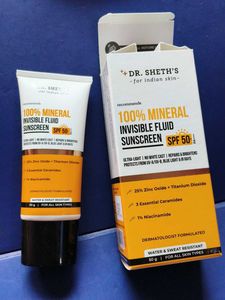 Dr. Seth's 100% Mineral Invisible Sunscreen SPF 50