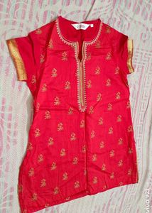 Brand New BIBA Festive Red Short Kurti