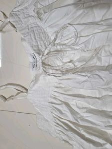 Flowy White Spaghetti Strap Top