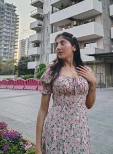 Floral Print Midi Dress