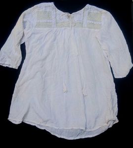 White cotton kurti / top🤍