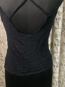 Basic Black Spaghetti Strap Tank Top