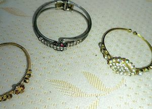 Sparkling Rhinestone Cuff Bracelet