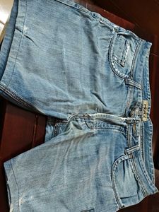 Blue Denim Shorts