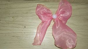 Pink Fairy Wings Hair Clip