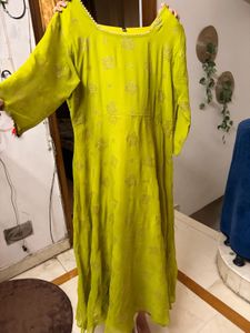 Beautiful Lime Green Kurta Set