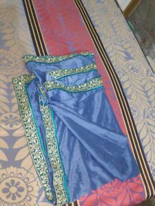 teal colour used duppata