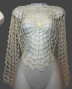 Unique Spiderweb Crochet Top