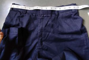 Navy Blue Casual Trousers